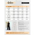 thumbnail image 3 of DOKOTOO Womens Dressy Jumpsuits Tie Waisted Wide Leg Jumpsuits Summer Short Sleeve Belted Jumpsuit Overalls with Pockets, 3 of 8