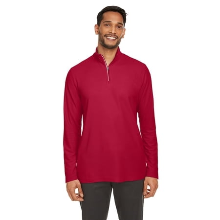 Core 365 Men's Fusion ChromaSoftâ„¢ Pique Quarter-Zip CE405