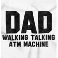 thumbnail image 2 of Dad Walking Talking ATM Machine Funny Zip Hoodie Sweatshirt Men Brisco Brands S, 2 of 6