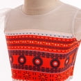 thumbnail image 4 of Niñas Moana Aventura Vestido Falda Conjunto Princesa Vestir Disfraz de Halloween, 4 of 5