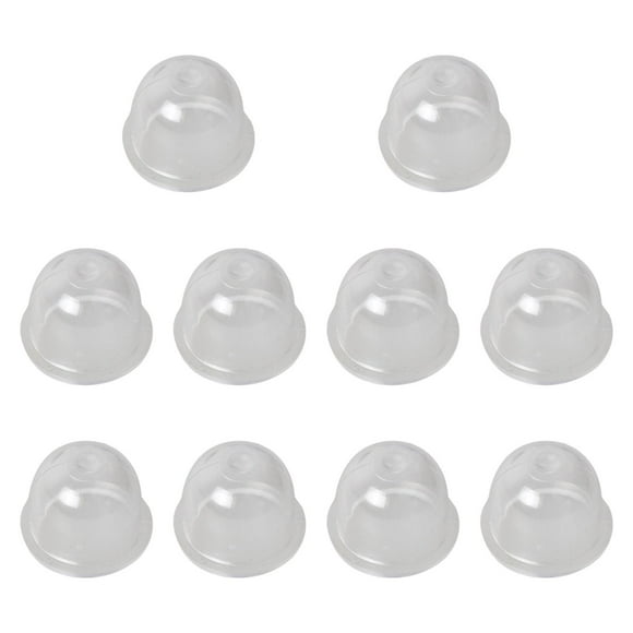 Bombilla de cebado para carburador de 22 mm, repuesto de reparación, montaje sencillo, transparente, para motosierra de 19 mm de altura, accesorio de 10 piezas