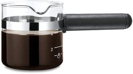 Mr.Coffee Medelco Espresso Machine Replacement Carafe 4 Cup Black Replacement Carafe for Hamilton Beach Breville CAFÉ BREW COLLECTION Universal Glass Espresso Replacement Carafe 