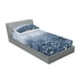 thumbnail image 2 of Ambesonne Nautical Fitted Sheet & Pillow Sham Set, Sailing Boats Sunny, Twin, Blue, 2 of 2