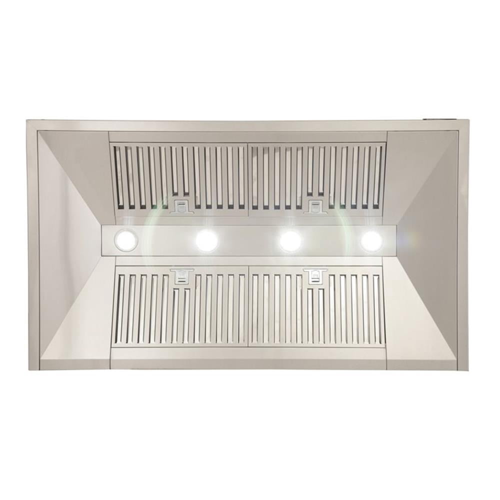 Kucht Professional 48" Stainless Steel Wall Mounted Range Hood in Silver