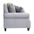 thumbnail image 5 of Furniture of America Hanson Fabric Nailhead Trim 2-Piece Sofa Set in Gray, 5 of 9