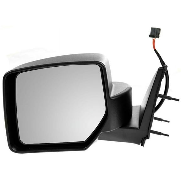 TRQ Black Power Side View Mirror Driver Left LH for 07-11 Dodge Nitro MRA05863