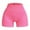 Hot Pink, variant on Summer Saving Clearance AXXD Cotton Biker Shorts Women Athletic Workout Gym Sweatshorts Button Round-Neck Long Sleeve Casual T-shirt Top Solid Blouse Spring Gift for mother