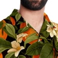 thumbnail image 5 of Tangerine Men's Short Sleeve Beach Button Down Casual Printed Summer Shirts - Unisex, 5 of 6