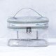 thumbnail image 4 of Bolsa de cosméticos transparente Jadeshay Bolsa de aseo transparente Bolsa de almacenamiento de cosméticos, 4 of 8