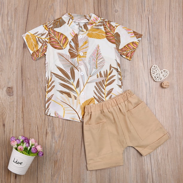 Baby boy flower shirt 2025