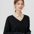thumbnail image 4 of Detachable Half Shirt Blouse Collar False Dickey Collar for Women and Girls, 4 of 6