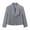 E177-Gray, variant on Solid Collared Blazer for School Dress Code, Kids Formal Wear Jacket, Academic Style Outerwear for Uniform and Events, Size 2-12 Years