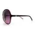 thumbnail image 6 of Womens Oversized Thin Plastic Butterfly Designer Fashion Chic Sunglasses Burgundy - Purple, 6 of 8