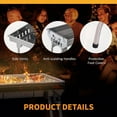 thumbnail image 6 of Outsunny 28" Stainless Steel Small Portable Folding Charcoal BBQ Grill Set, 6 of 8