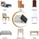 thumbnail image 5 of Deslizadores de muebles YONGSHENG paquete de 20 cuadrados 2 pulgadas para alfombras y pisos de madera dura, 5 of 5