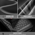 thumbnail image 4 of 2025 Car Seat Cover for Toyota Camry , Black Car Seat Covers, PU Leather 5 Seats Full Set Airbag Compatible Beautify Car Interior, Protect Car Seats, 4 of 9