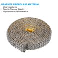 thumbnail image 4 of Junta de Estufa de Madera Uxcell 11/16" x 3/16" x 79" Sello de Cuerda de Fibra Cerámica Gris, 4 of 6
