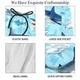 thumbnail image 4 of luoweisi Men's Beach Shorts Quick Dry Swim Trunks with Mesh Lining Shark XL, 4 of 5