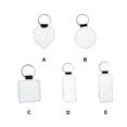 thumbnail image 3 of Billuyoard LLavero de transferencia de calor en blanco, llavero decorativo de cuero con estampado, colgante, monedero, cartera, bolso, llavero para Artesanía Cuadrado Billuyoard HA074049-03, 3 of 6