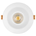 thumbnail image 2 of Maxxima 4 in. Ultra-Thin Recessed Anti-Glare LED Downlight Canless IC Rated 1200 Lumens 5 Color Temperature Selectable 2700K/3000K/3500K/4000K/5000K Dimmable White Trim, 90 CRI, Junction Box Included, 2 of 10