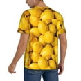 thumbnail image 2 of Fotbe Ripe Yellow Lemon Baseball Jersey Shirt for Men and Women, Casual Short Sleeves Button Down T-Shirt-Small, 2 of 9