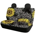 2023 Car Seat Cover Fit Most Vehicle Sunflower Leopard Nonslip Front