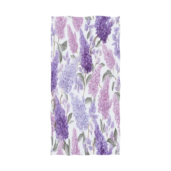 Qxltty Lavender Extra Large Bath Towel 32"x64" Super Soft Highly Absorbent Quick Dry Shower Towel for Hotel Bathroom Guest Spa Gym