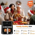 thumbnail image 6 of PRIJESSE Deime 7.5 qt Air Fryer, Black - 12 Presets, 6 of 6