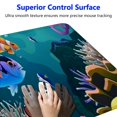 thumbnail image 3 of Sea Tropical Turtle Mousepad, Blue Ocean Tropical Fish Mouse pad, Underwater Sea Ocean Rectangular Mouse Pad, Non-Slip Rubber MousePads for Office Home Laptop 31.5*11.8inch, 3 of 6