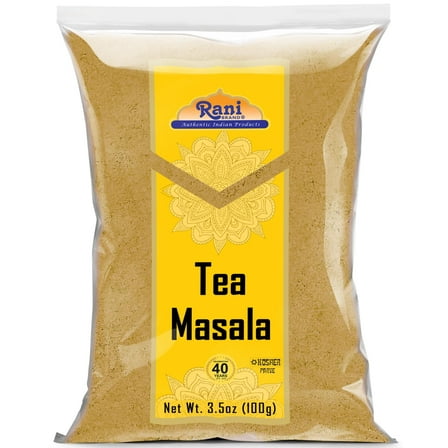 Rani Tea (Chai) Masala Indian Spice Blend 3.5oz (100g) ~ All Natural | Vegan | Gluten Friendly | Salt & Sugar Free | NON-GMO | No Colors | Indian Origin