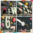 thumbnail image 4 of Colorful Balloons 7th Birthday Banner Star Pattern Kids Birthday Display Design Number 6 7 Number 7 Backdrop for 7th Birthday Party Kids Birthday Indoor Decoration, 4 of 9