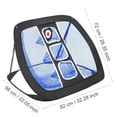 thumbnail image 3 of Golf Chipping Net, Professional Golf Net with Beginners for Indoor or Outdoor Use for Golf Training Black + Blue, 3 of 7