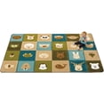 thumbnail image 2 of Tapis pour Enfants KidsoftTM Animal Patchwork Tapis de Classe, 4 Pieds x 6 Pieds Rectangle, 2 of 3