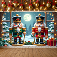 thumbnail image 5 of Festive Decoration Nutcracker Christmas Holiday Banner for Winter Celebrations Indoor Parties Seasonal Decor, 5 of 9