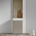 thumbnail image 2 of 20" Sturdy Compact Freestanding Cabinet, Bathroom Storage Unit with Soft Close, Modern Small Bathroom Vanity with Ceramic Sink for Bathroom, Beige, 2 of 4