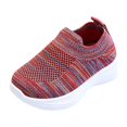 thumbnail image 2 of Kids Shoes, Kids Sneakers, Basketball Shoes, Shoes for Kids, Girl School Shoes, Baby Toddler Walking Socks Non-Slip Breathable Unisex Casual Sneakers, Red US-3Y/EU-32, 2 of 5
