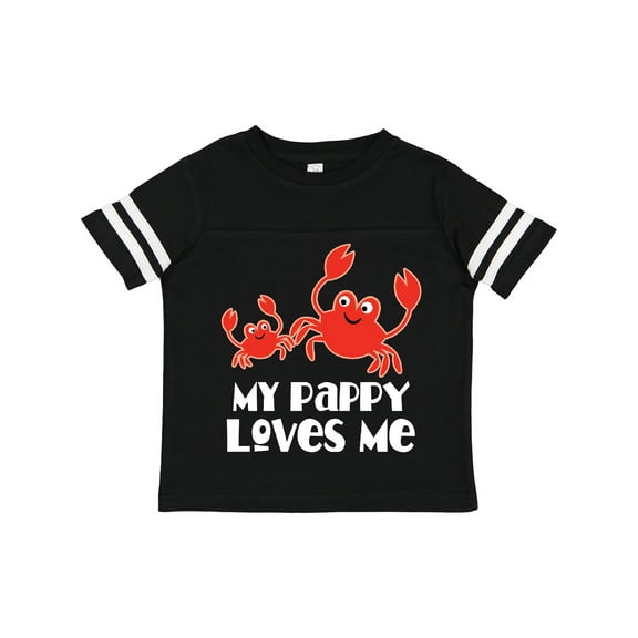 Inktastic My Pappy Loves Me Grandchild Beach Crab Boys Toddler T-Shirt