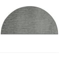 thumbnail image 1 of Furnish My Place Easy Fit Rug - 66" x 132" Half Round, Light Grey, Custom Floor Rug for Living Rooms, Bedrooms, Hallways, 1 of 6