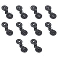 thumbnail image 1 of Black Plastic Shade Cloth Clips - Windproof, 10pcs - for Greenhouse, Garden Net & Tent, 1 of 7