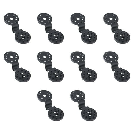 

Securing Clip Plertrvy Blackout Plastic Clip Shade Cloth Plastic Clips Windproof Awning Clips Greenhouse Shade Cloth Fixing Clips Tent Clip Accessories For Garden Net Shade Net (Black 10Pcs)