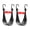2x Elastic Rope 60cm, variant on Adjustable Helmet Strap Luggage Rope Elastic Bungee Cords with Hooks Retractable Binding Band for Motorcycle Bike Cargo Rack