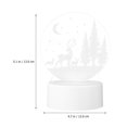 thumbnail image 2 of 1Pc Acrylic LED Light Christmas Atmosphere Light Chic Night Light Transparent, 2 of 7