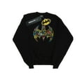 thumbnail image 1 of DC Comics Chandail Molletonné à Collage avec Logo Batman Batgirl pour Femmes, 1 of 3