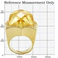 thumbnail image 2 of Gold Brass Ring with AAA Grade CZ in Citrine Yellow for Women Style 1W030, 2 of 5