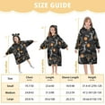 thumbnail image 3 of joogoo Wearable Blanket Hoodie Basketball Player for Flannel Sherpa Pocket 3-14 YR S, 3 of 7