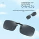 thumbnail image 4 of Gafas de sol con clip, ultraligeras, para miopía, polarizadas, para pesca, resistentes a los rayos UV y con ajuste ceñido., 4 of 5