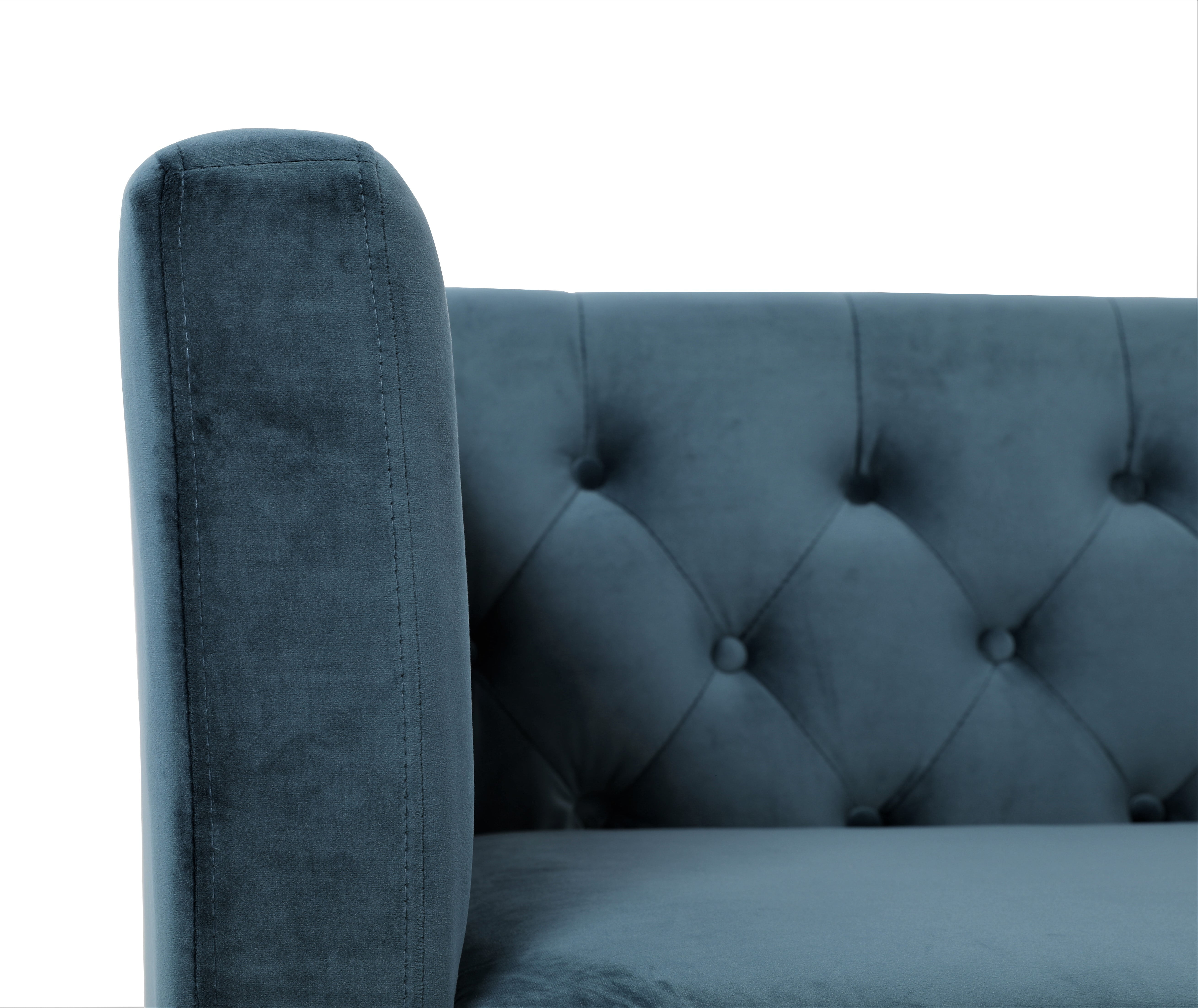 Lisette 33.07'' Velvet Square Arm Chair