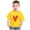 Yellow, variant on Wavsuf Kids T-Shirts for Boys Summer Printed Crew Neck Casual Black Shirts Size 3-4 Years
