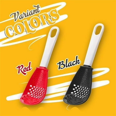 

Multifunctional Cooking Gadgets 356°F Heat Resistant Kitchen Gadgets Egg Separator Cooking Draining Mashing Grating Cooking Spoon 2pcs By BOOBEAUTY