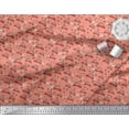 thumbnail image 2 of Soimoi Georgette Viscose Fabric Car & Owl Cartoon Printed Fabric 1 Yard 42 Inch Wide, 2 of 3